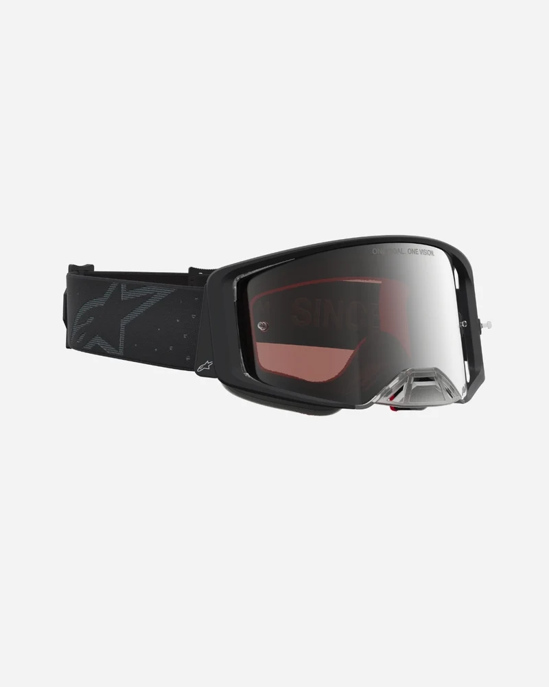 Masques Alpinestars Supertech Cloak - Noir/Miroir Argent
