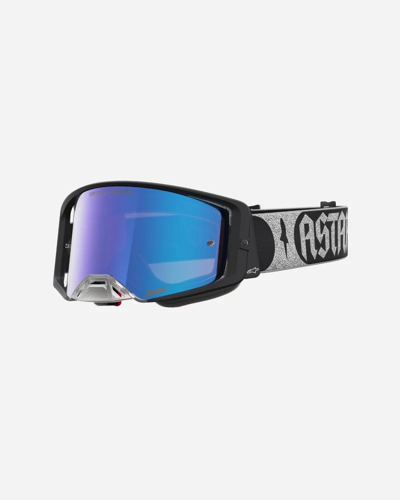 Masques Alpinestars Supertech Atrox - Noir/Argent/Miroir Rose