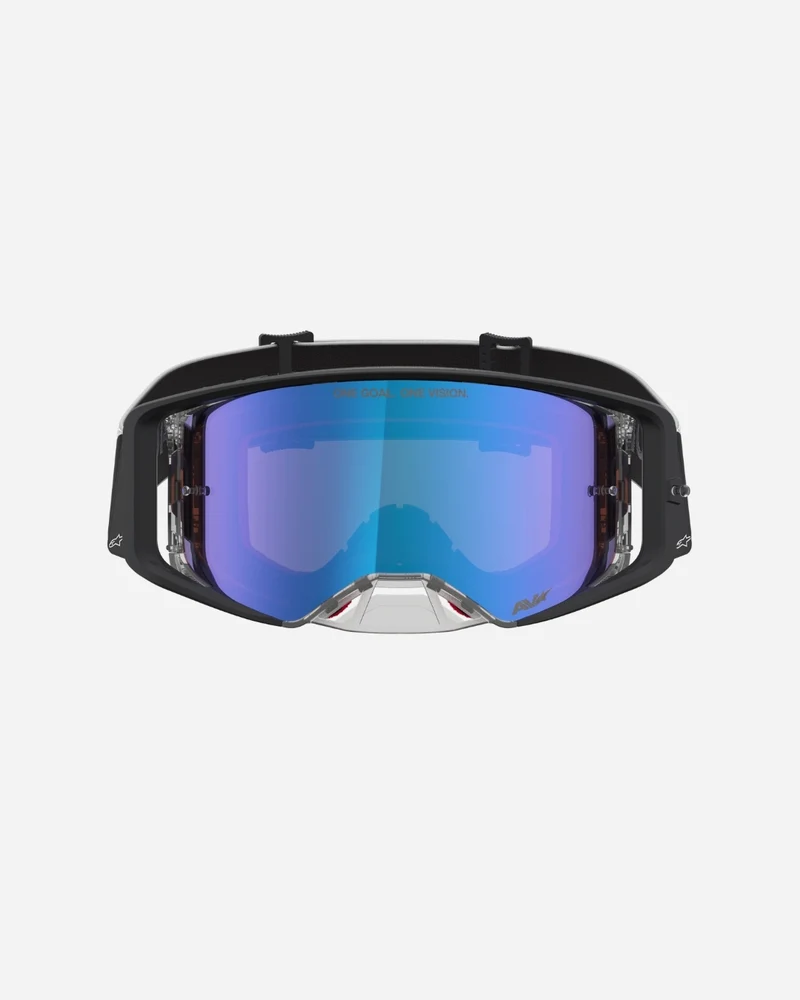Masques Alpinestars Supertech Atrox - Noir/Argent/Miroir Rose