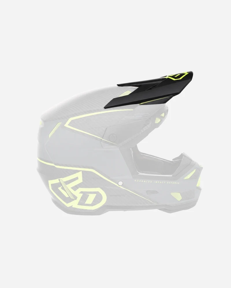 Visière 6D ATR-3 Zone - Jaune Matte