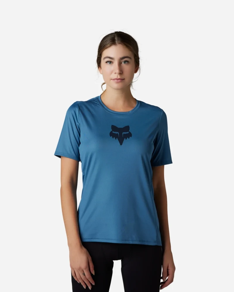 Maillot manches courtes femme Fox Racing Ranger Fox Head - Ardoise Foncé