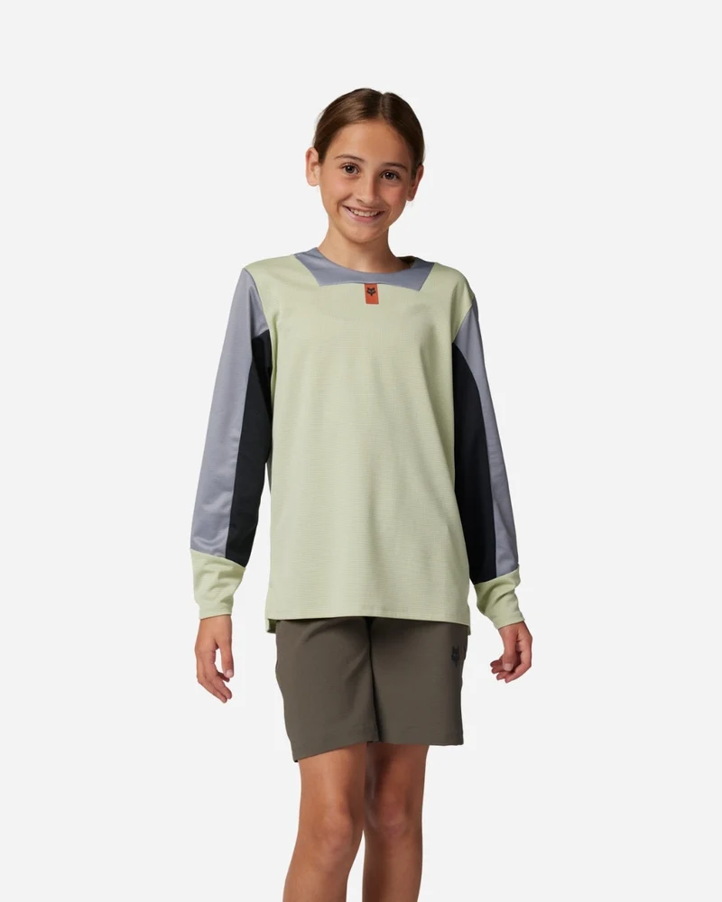Maillot manches longues enfant Fox Racing Defend - Cactus