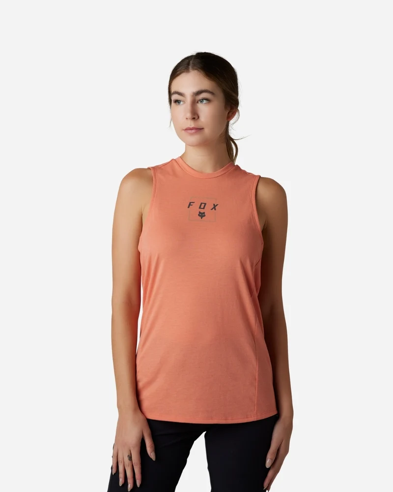 Maillot manches courtes femme Fox Racing Ranger Drirelease - Saumon