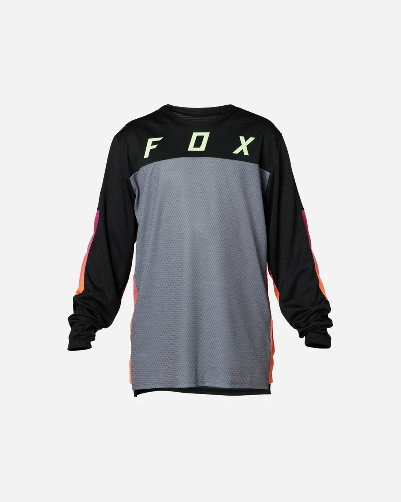 Maillot manches longues enfant Fox Racing Defend Race - Noir