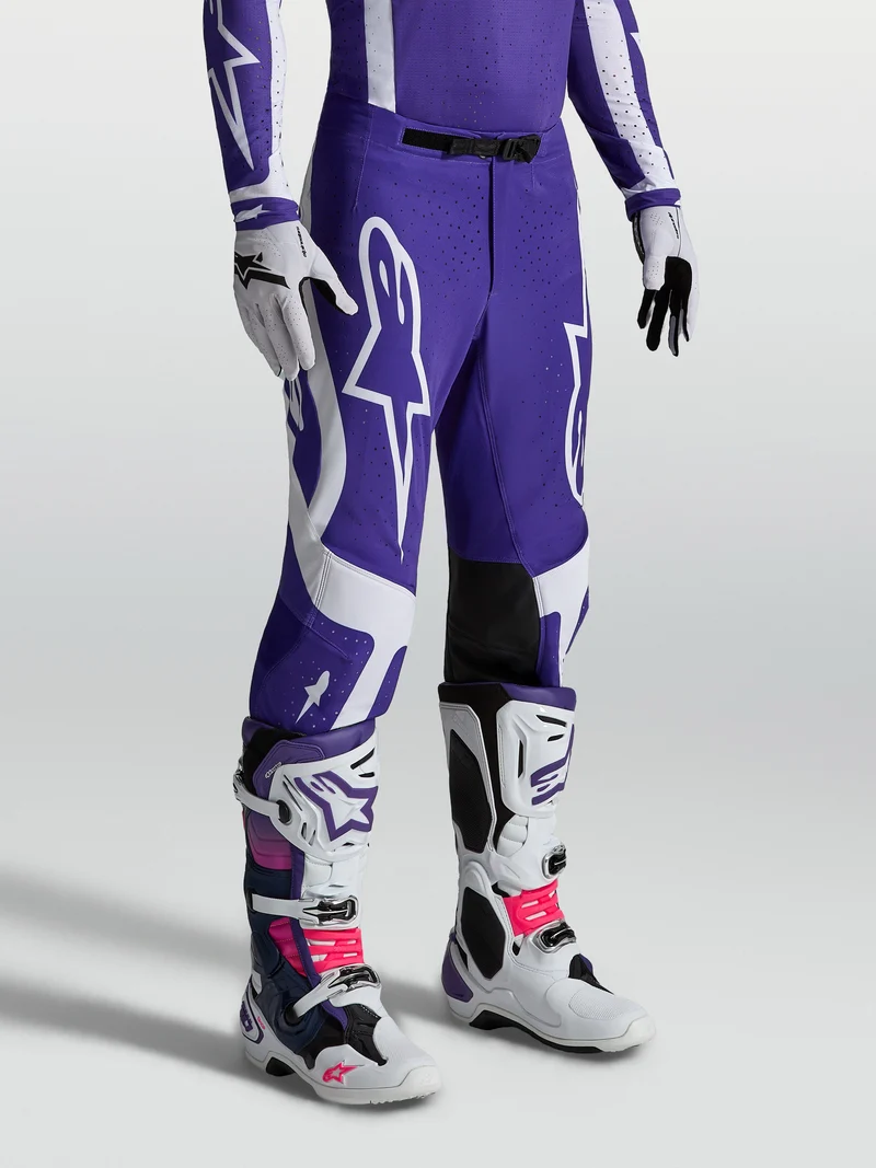 Pantalon Alpinestars Supertech Vesta - Bleu foncé/Blanc