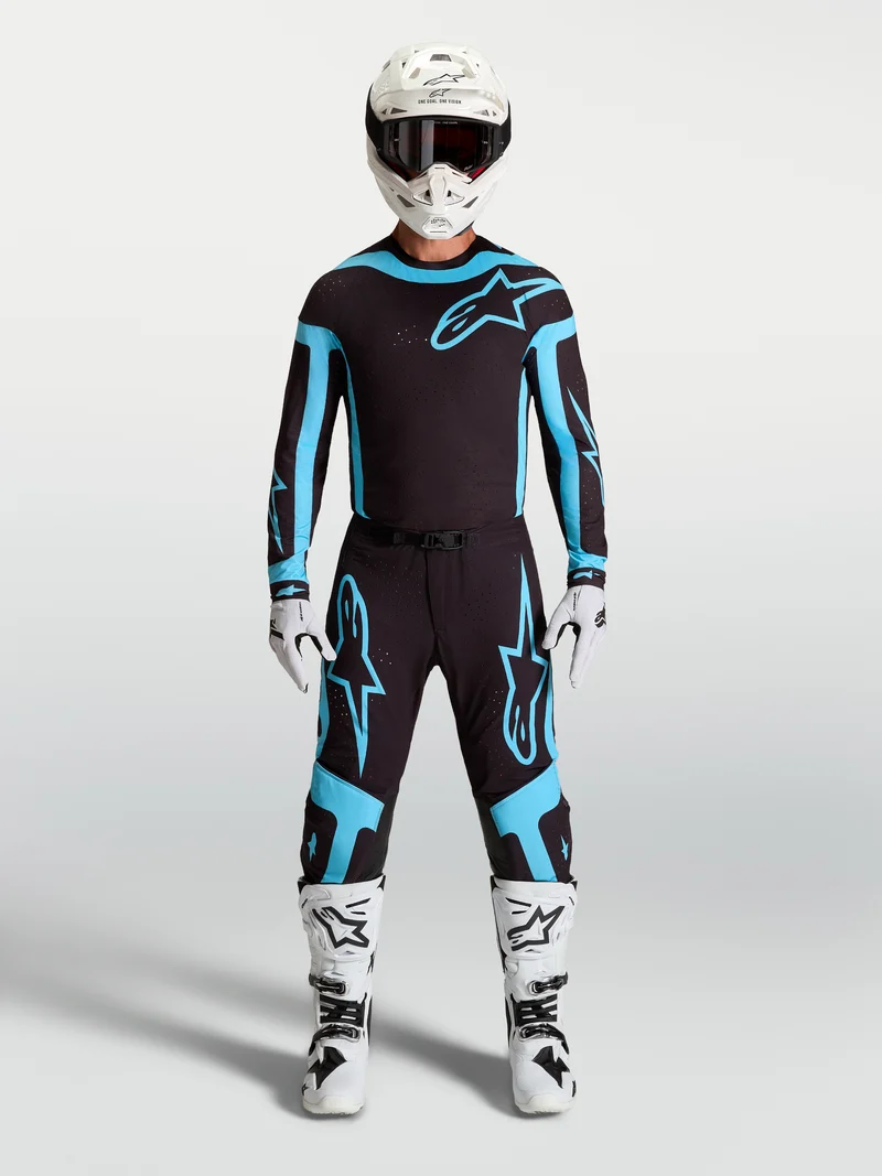 Pantalon Alpinestars Supertech Vesta - Noir/Turquoise