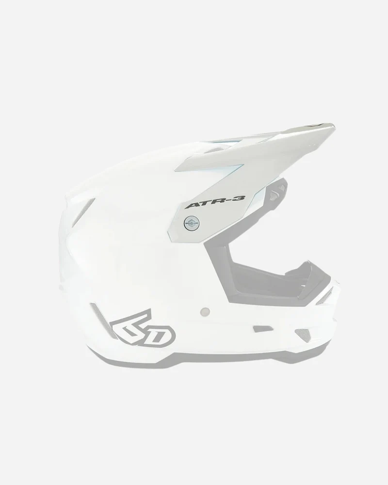Visière 6D Helmets ATR-3 Solid - Blanc