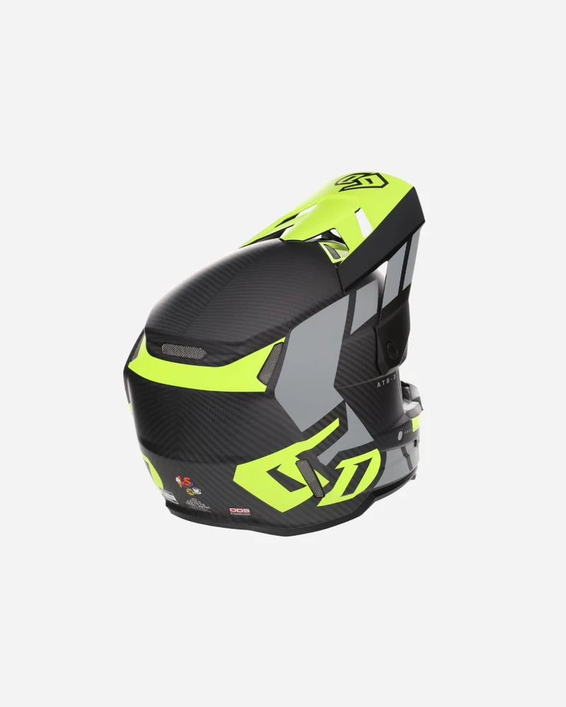 Casque 6D Helmets ATB-3 LS - Jaune Néon Mat