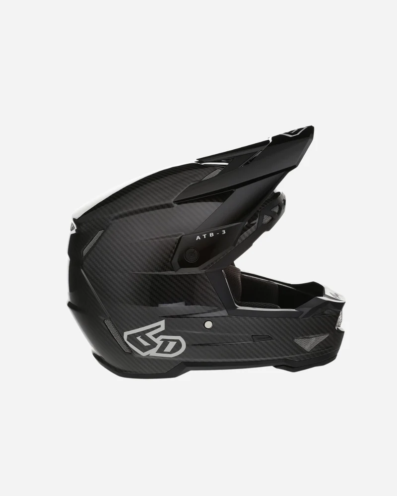 Casque 6D Helmets ATB-3 Solid - Noir Brillant