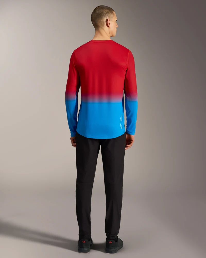 Maillot manches longues Alpinestars A-Dura Astars 2.0 - Rouge/Bleu vif