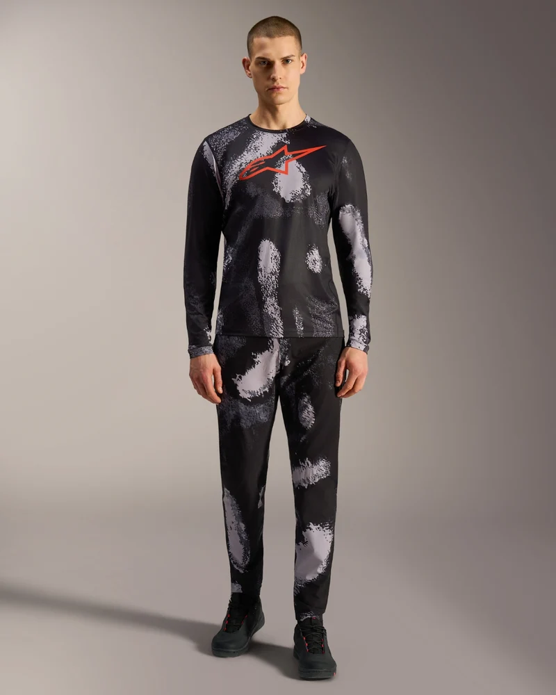 Maillot manches longues Alpinestars A-Dura Ride - Camo noir