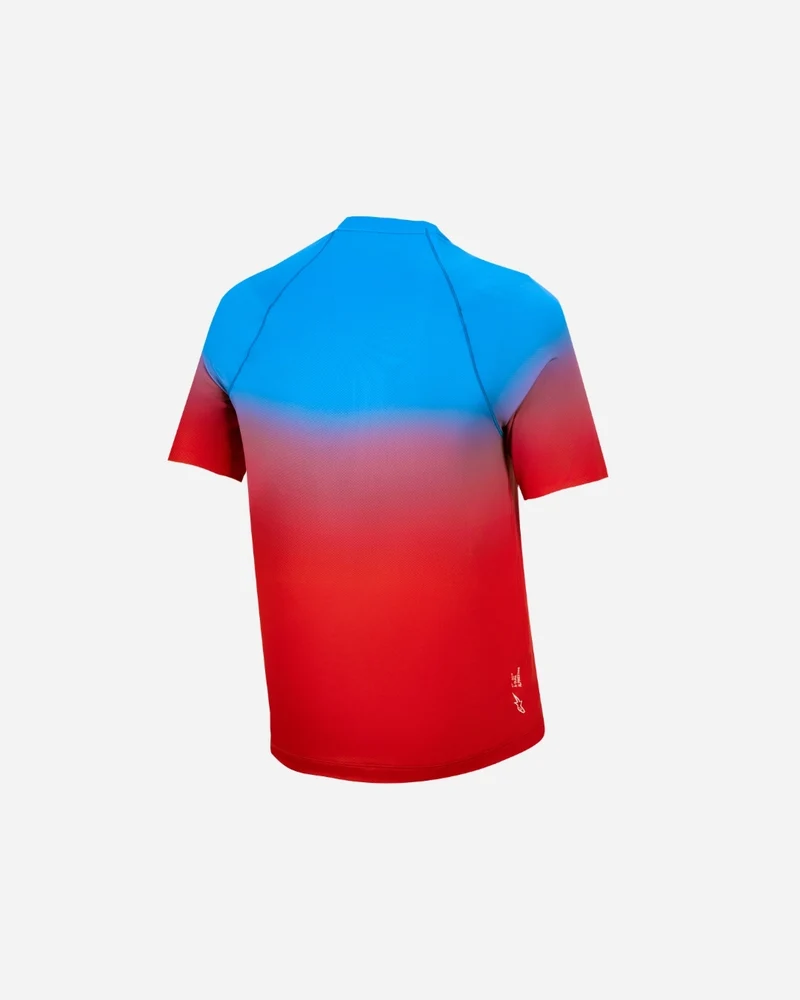 Maillot enfant manches courtes Alpinestars A-Dura Astar - Rouge/Bleu Vif