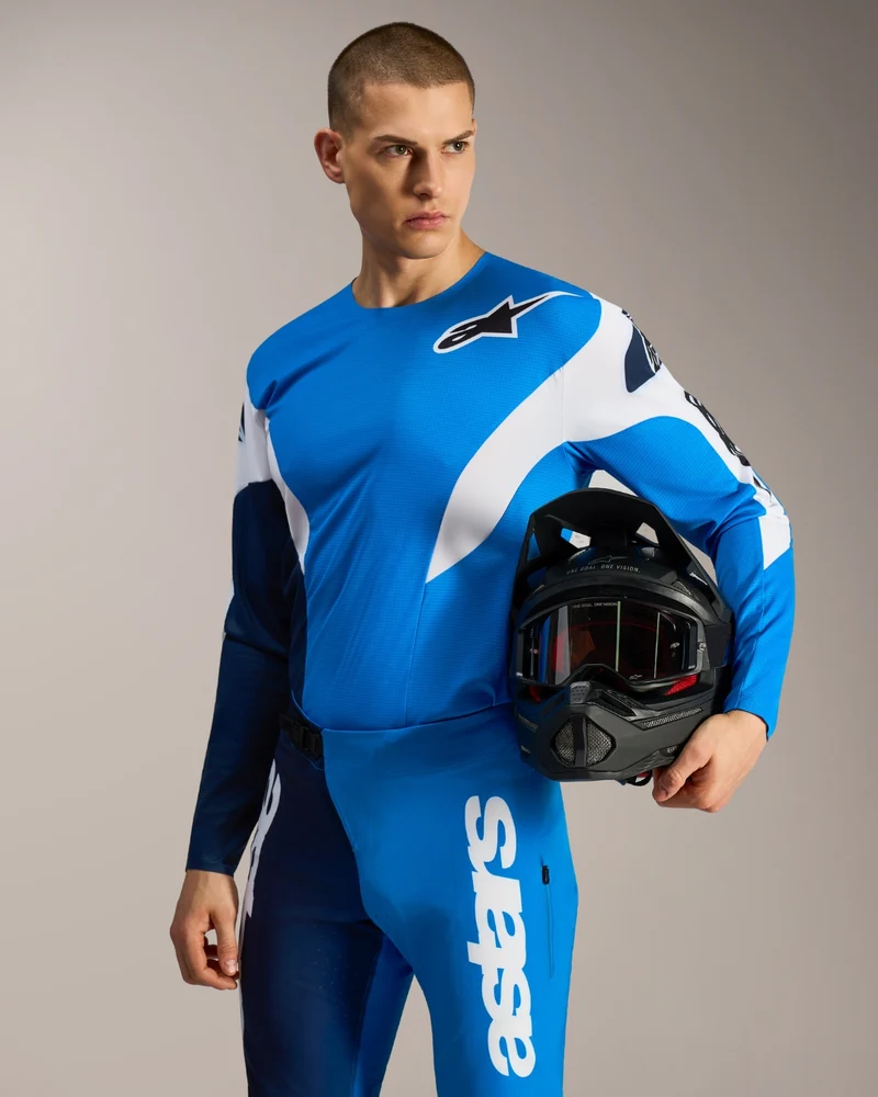Maillot manches longues Alpinestars A-Supra Elite - Bleu Dégradé