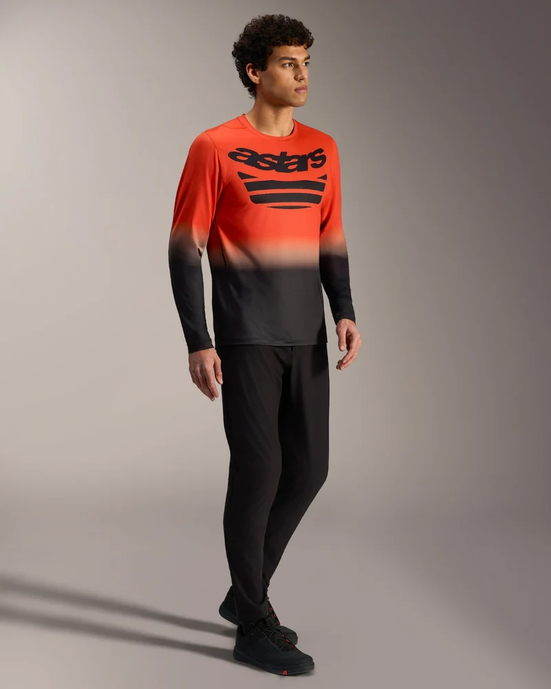 Maillot manches longues Alpinestars A-Dura Astars 2.0 - Orange/Noir