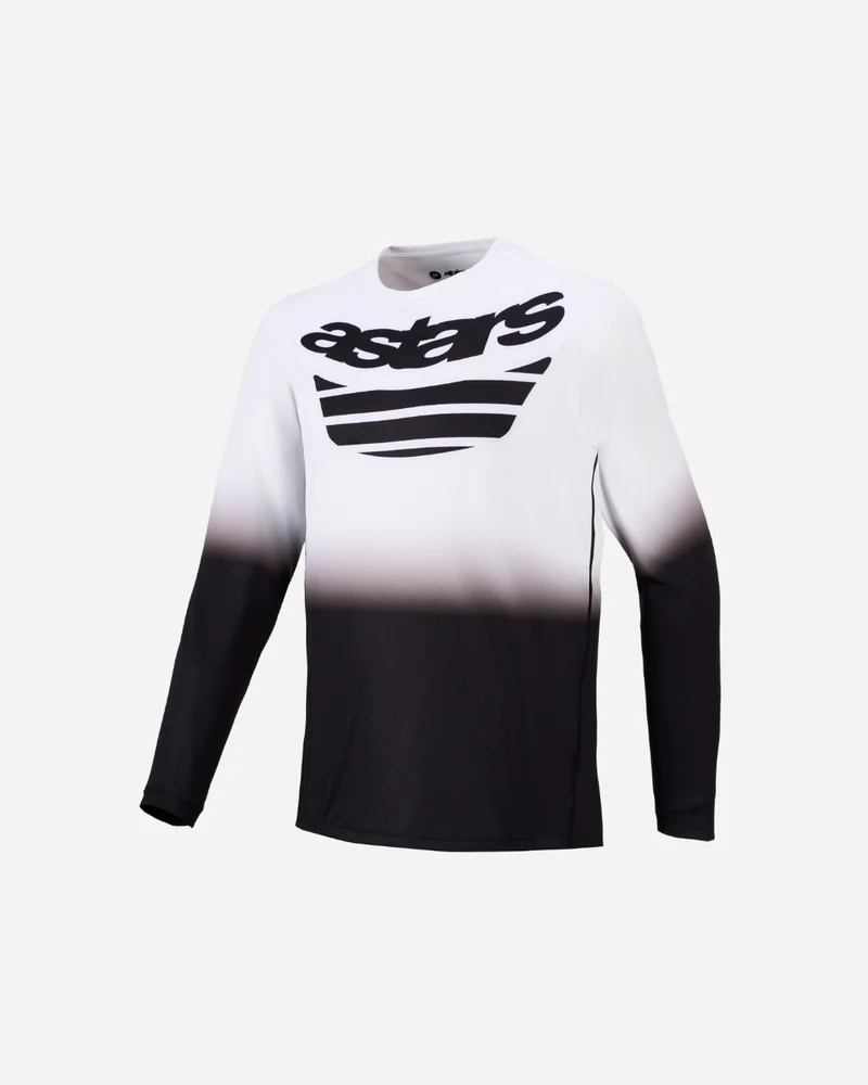 Maillot manches longues Alpinestars A-Dura Astars 2.0 - Blanc/Noir