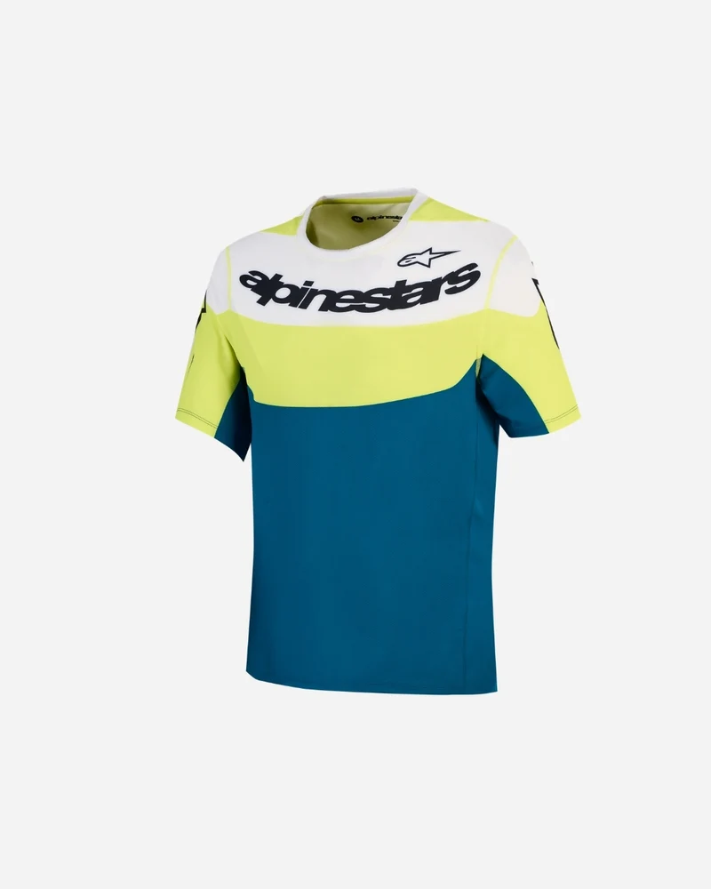 Maillot manches courtes Alpinestars A-Dura Race - Bleu/Vert