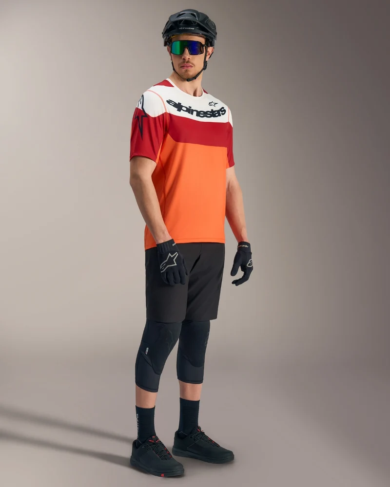 Maillot manches courtes Alpinestars A-Dura Race - Orange