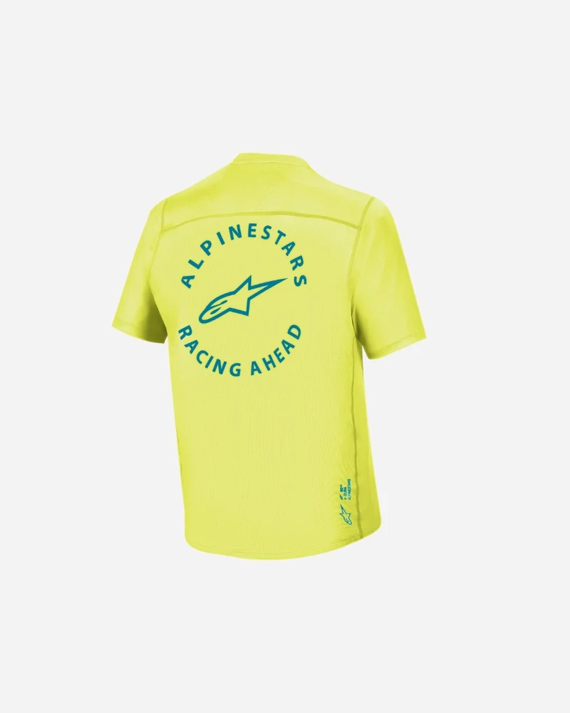 Maillot manches courtes Alpinestars A-Dura Air - Jaune fluo