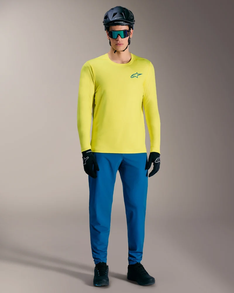Maillot manches longues Alpinestars A-Dura Air - Jaune fluo