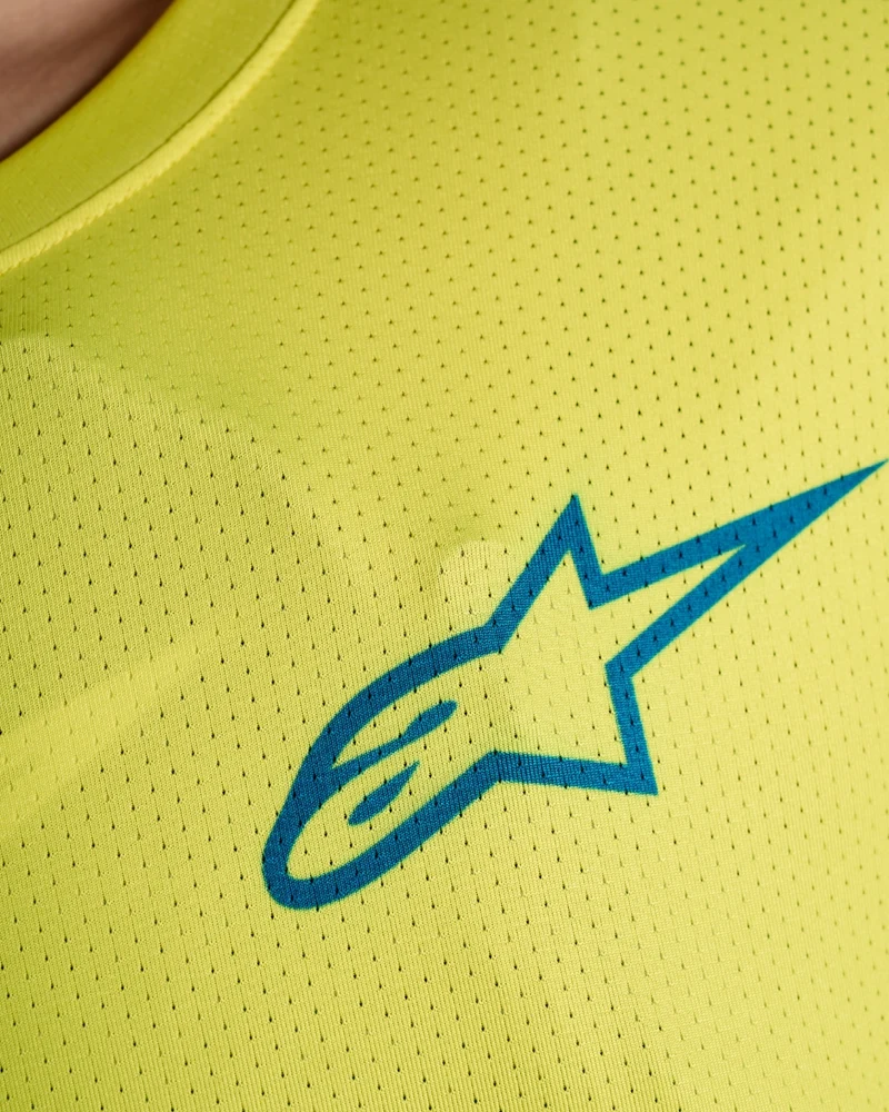 Maillot manches longues Alpinestars A-Dura Air - Jaune fluo