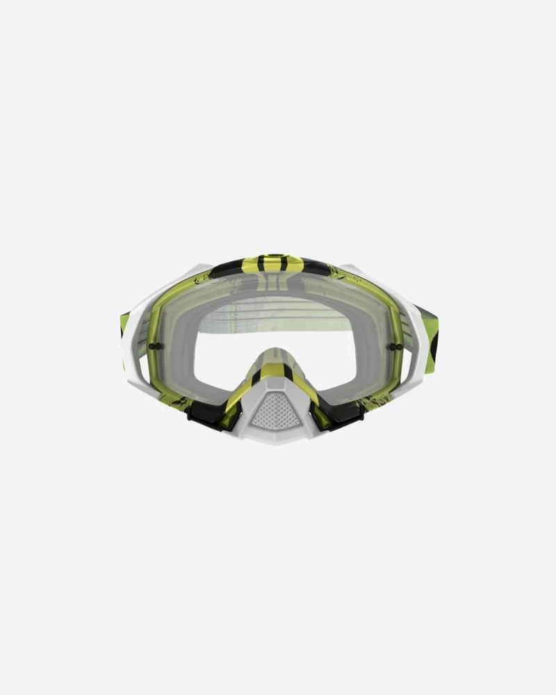 Masque Oakley Mayhem Pro MX - Pinned Vert/Jaune