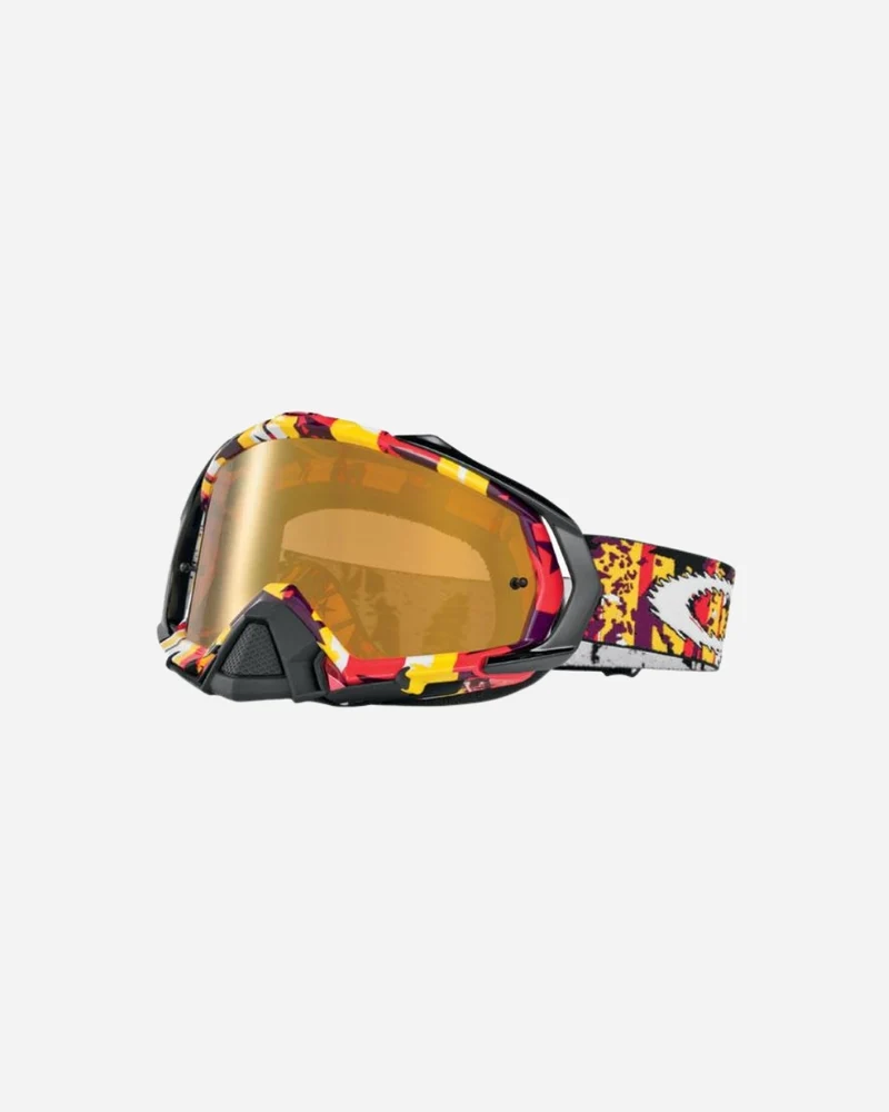 Masque Oakley Mayhem MX - Rocked Out Rouge/Jaune