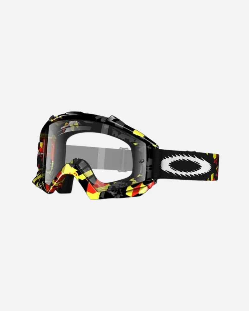 Masque Oakley Proven MX - Shatter Jaune/Rouge