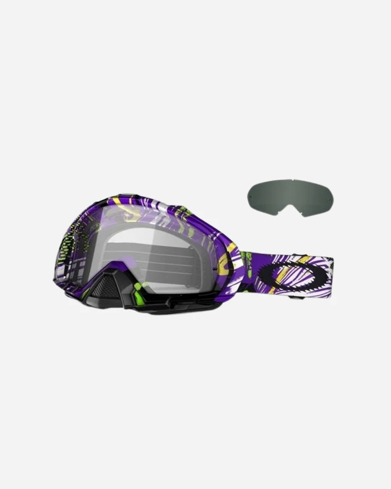 Masque Oakley Mayhem MX - Violet/Vert Pop