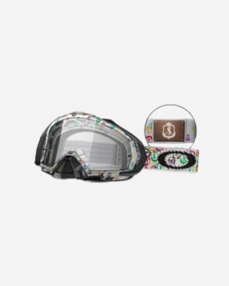 Masque Oakley Mayhem MX - James Stewart Blanc