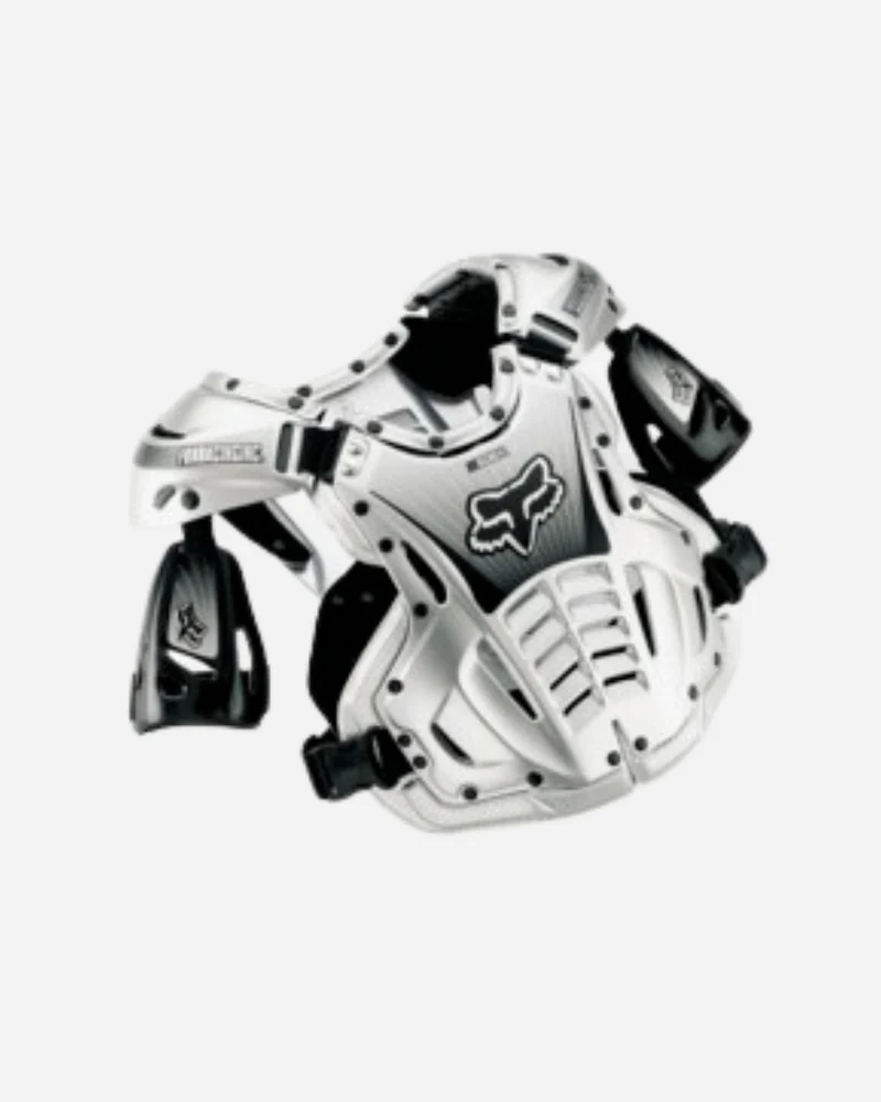 Plastron Fox Racing A-Frame - Argent