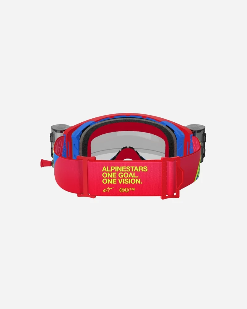 Masques Alpinestars Supertech Corp - Rouge/Bleu Roll-Off
