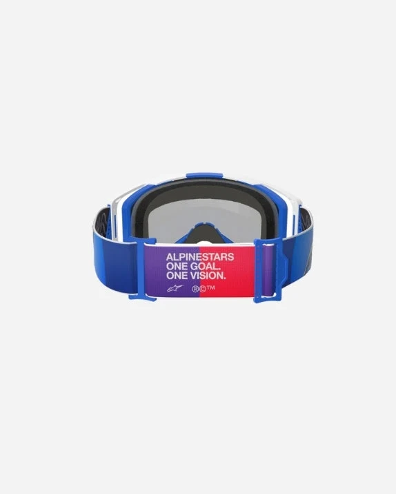 Masques Alpinestars Vision 8 Corp - Bleu/Blanc Miroir Bleu