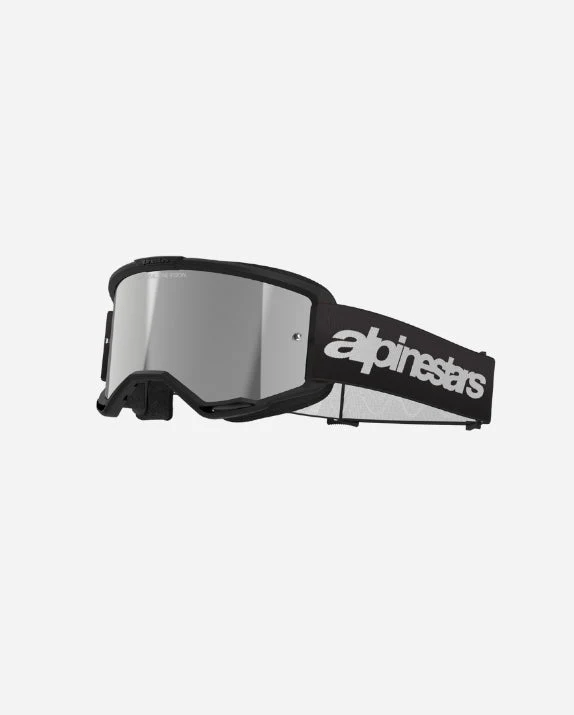 Masques Alpinestars Vision 3 Wordmark - Noir/Miroir Argent