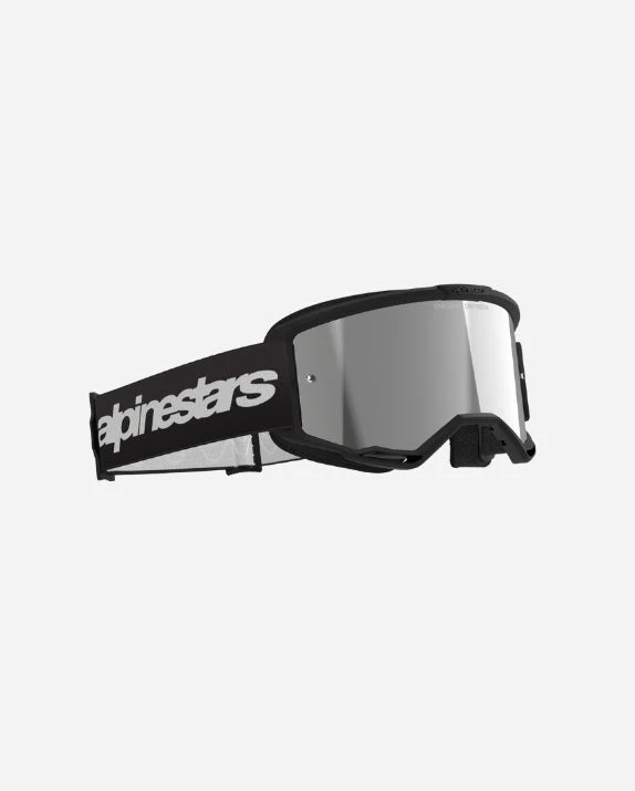 Masques Alpinestars Vision 3 Wordmark - Noir/Miroir Argent