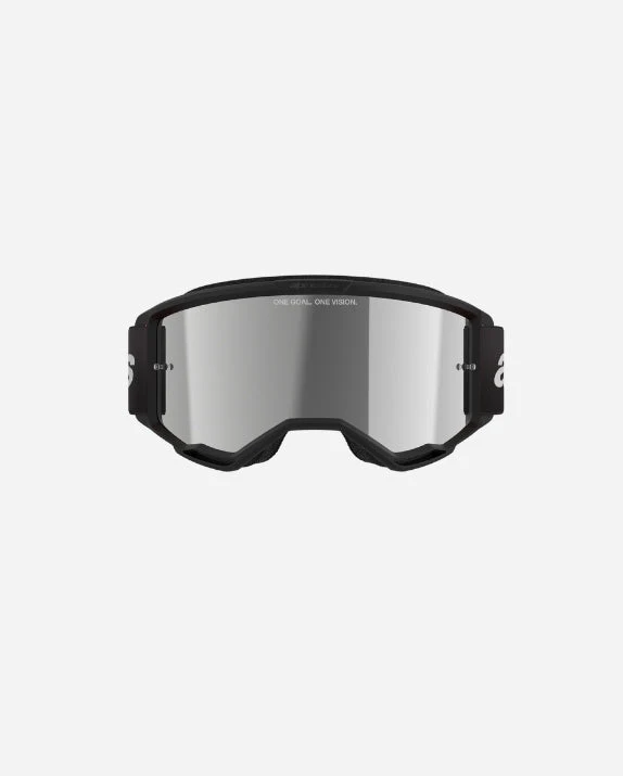 Masques Alpinestars Vision 3 Wordmark - Noir/Miroir Argent