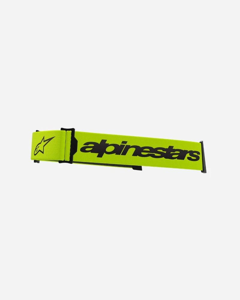 Masques Alpinestars Supertech strap - Jaune Fluo/Noir
