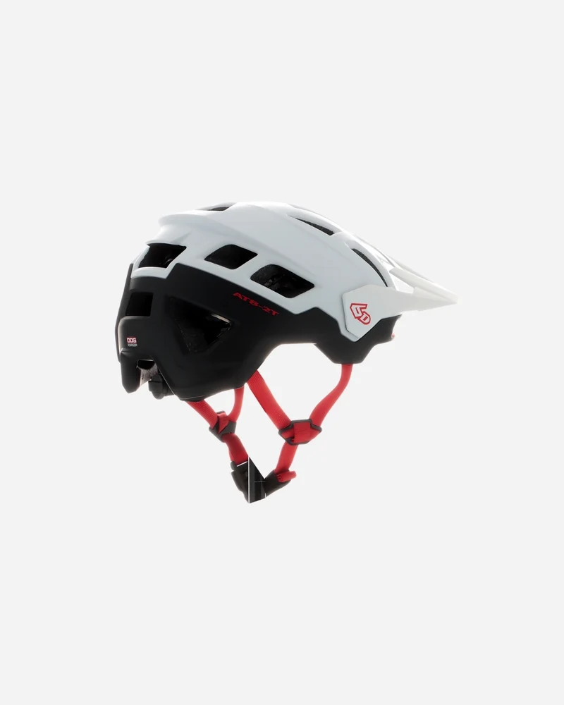 Casque 6D Helmets ATB-2T Ascent - Blanc Mat/Rouge/Noir
