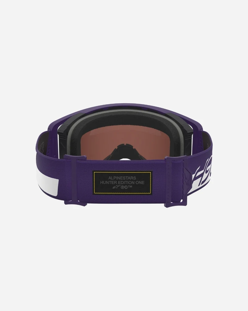 Masque édition limitée HUNTA96 XXV Supertech Vision - Violet/Blanc/Purple White/Miroir argenté