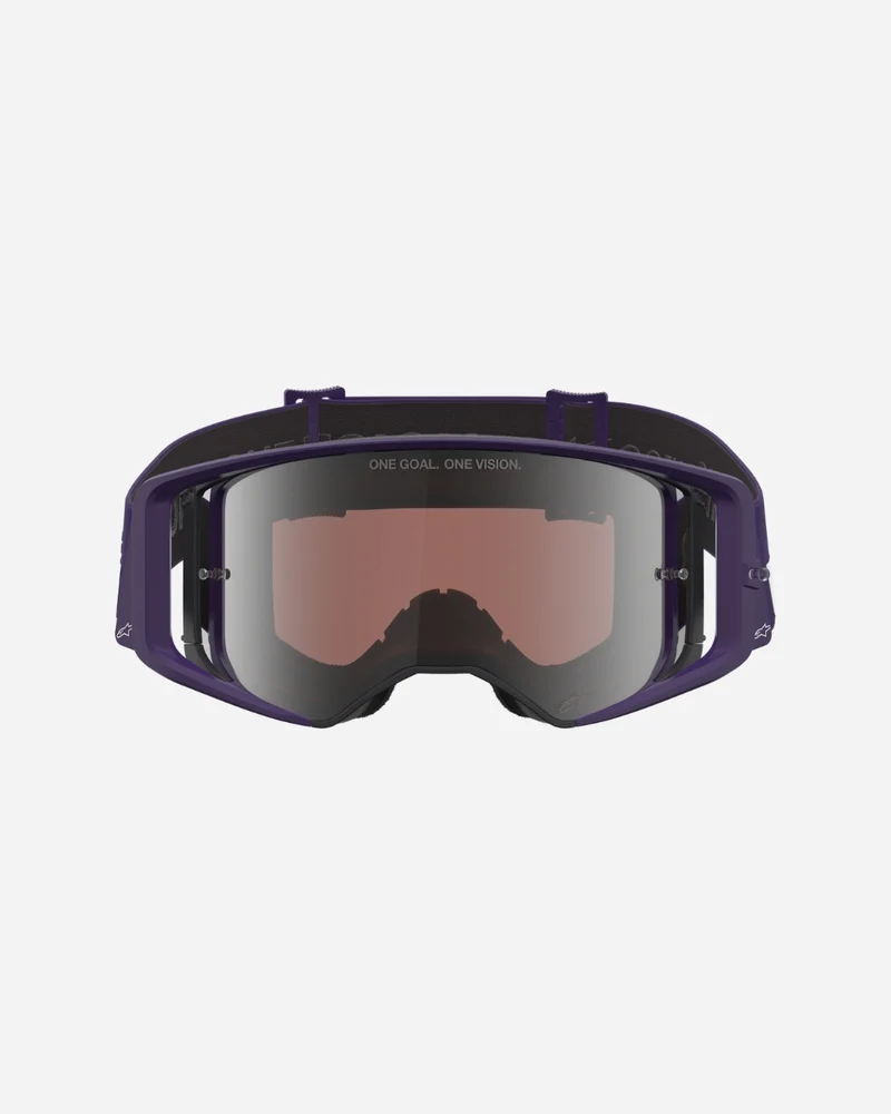 Masque édition limitée HUNTA96 XXV Supertech Vision - Violet/Blanc/Purple White/Miroir argenté