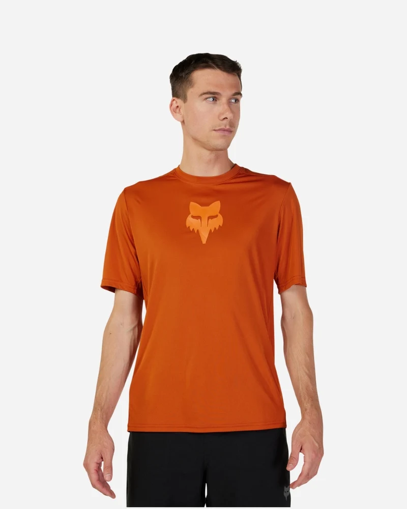 Maillot manches courtes Fox Racing Ranger Lab Head - Orange Brûlé
