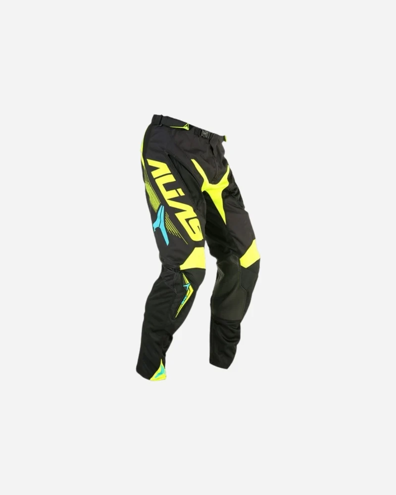 Pantalon Alias Racing A1 - Noir Platinum/Jaune