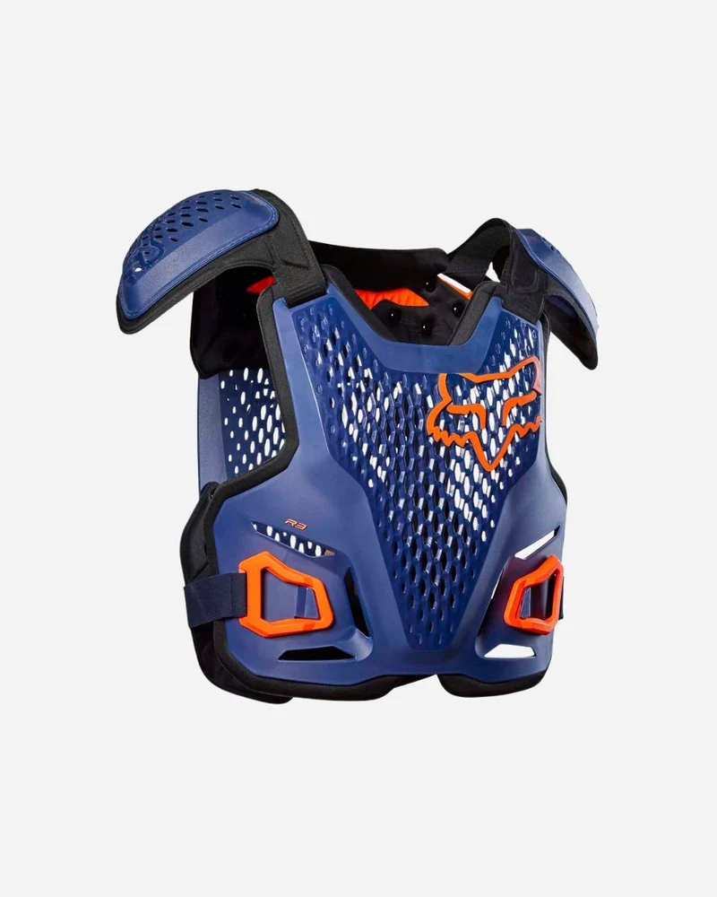 Plastron Fox Racing R3 - Bleu marine