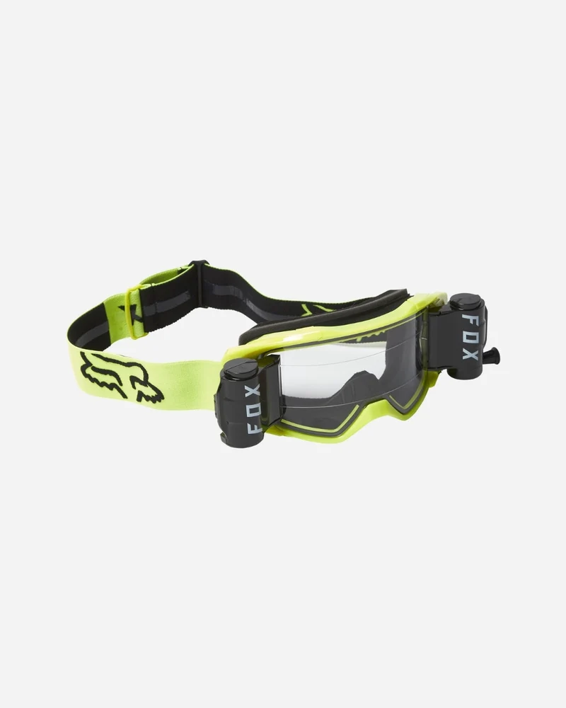 Lunettes Fox Racing Vue - Stray Roll-Off Noir/Jaune