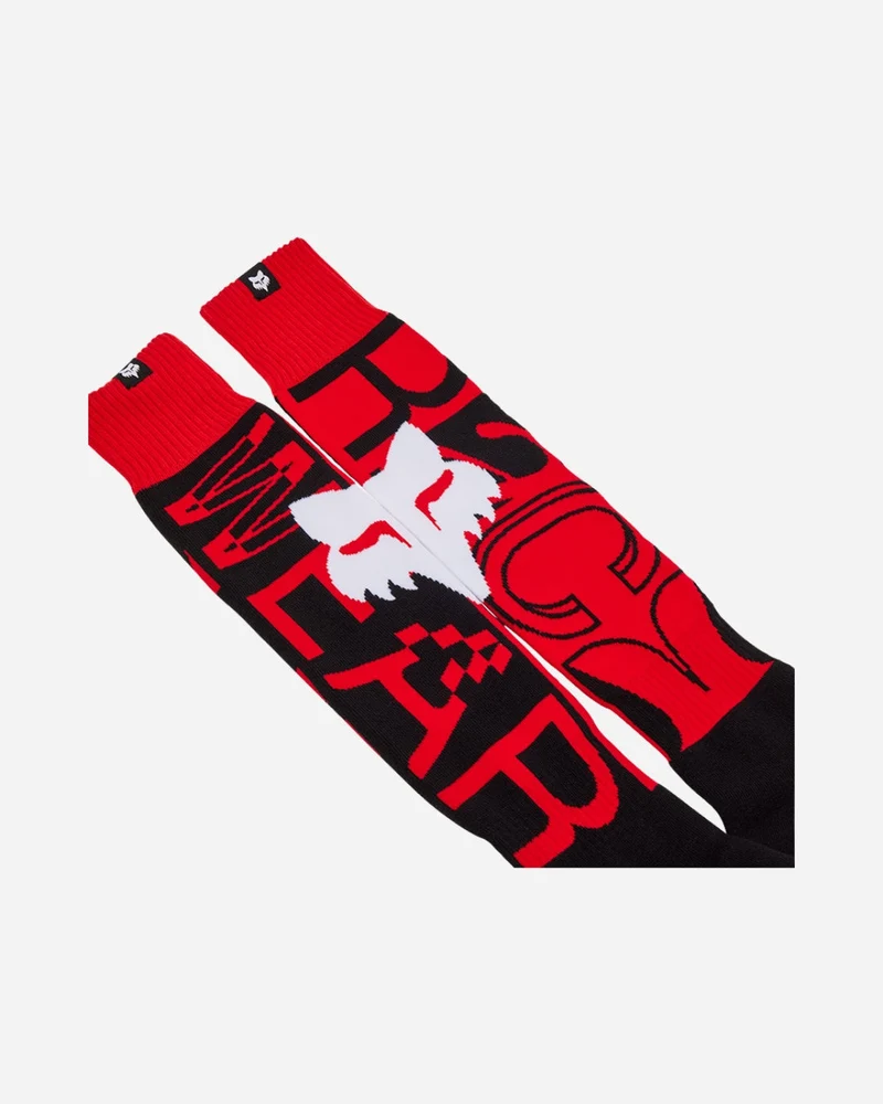 Chaussettes longues Fox Racing 180 Race Spec - Rouge fluo
