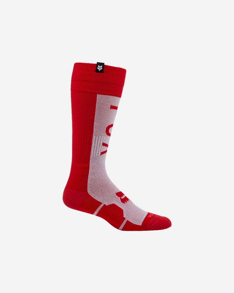 Chaussettes longues Fox Racing 360 Divider - Rouge/Blanc