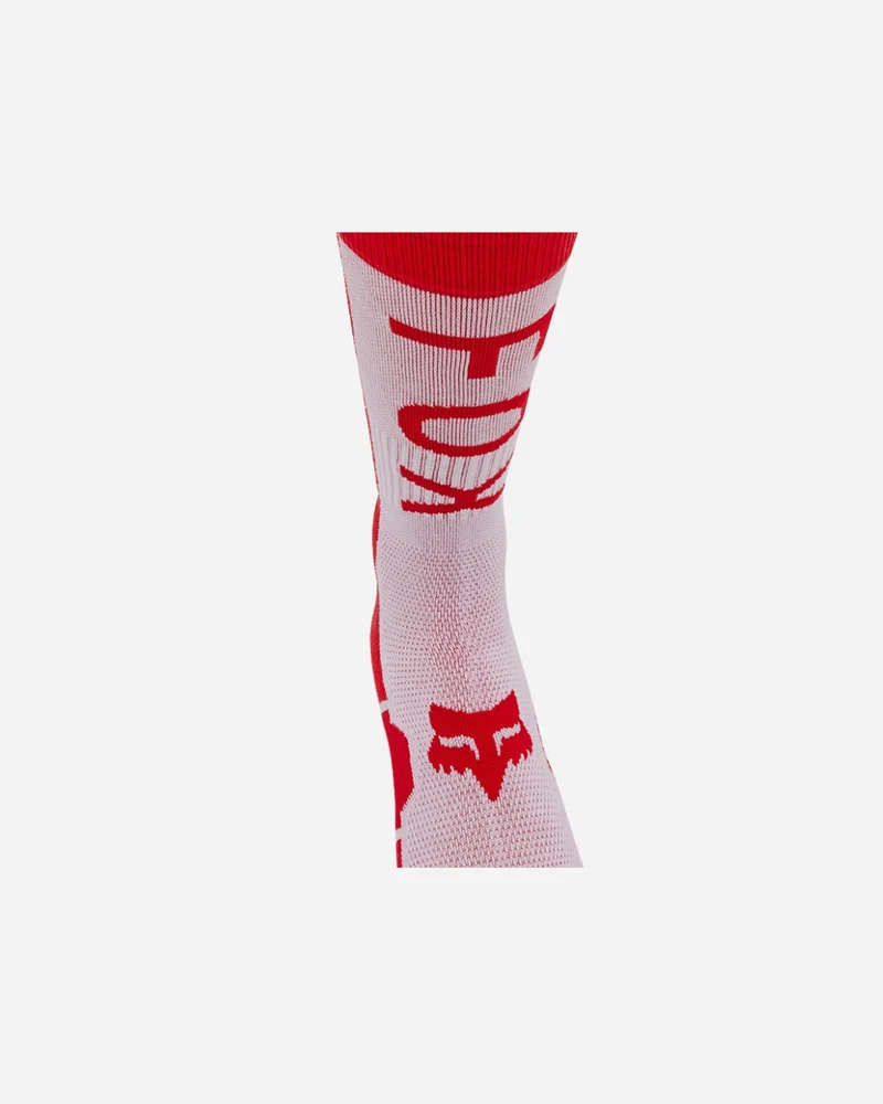Chaussettes longues Fox Racing 360 Divider - Rouge/Blanc