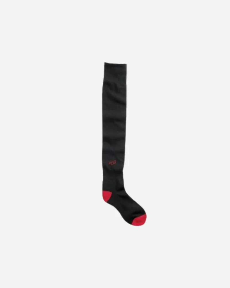 Chaussettes longues hautes Fox Racing Tall Proform - Noir/Rouge