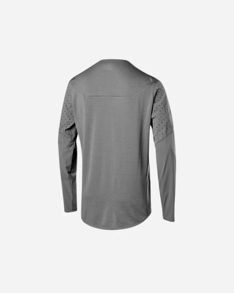 Maillot manches longues Fox Racing Flexair Delta - Gris