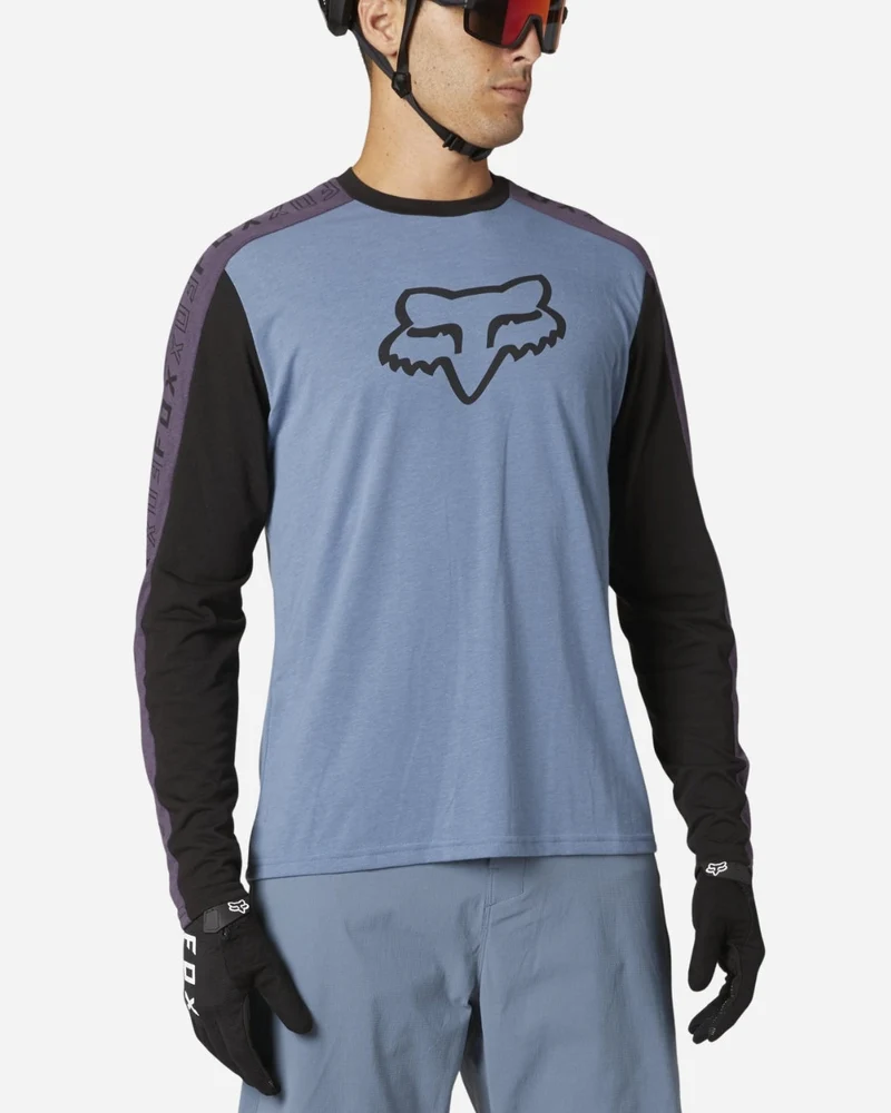 Maillot manches longues Fox Racing Ranger Drirelease - Bleu Minuit