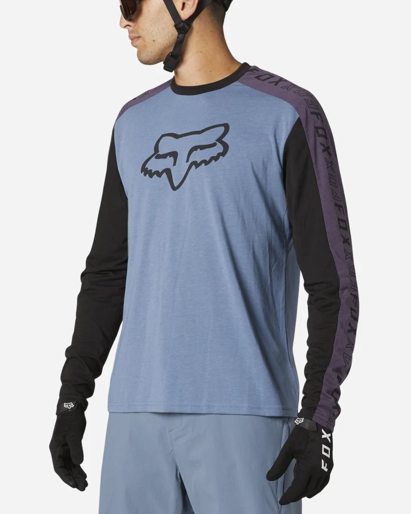 Maillot manches longues Fox Racing Ranger Drirelease - Bleu Minuit